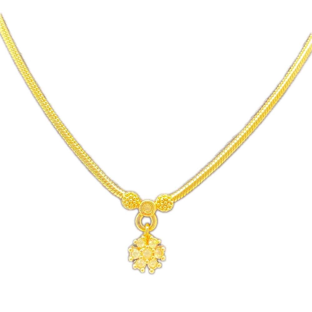 Christian Dior Rhinestone Flower Necklace, GP Gold, Women's